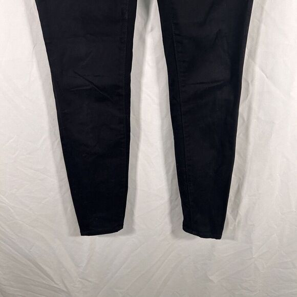 LOFT Pants Legging Women's 2 26 Black Cotton Blend Mid Rise Button Zip - Picture 3 of 10